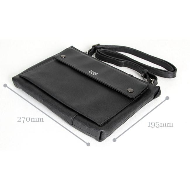 ポーター ランブラー ショルダーバッグ 322-01327 メンズ レディース ブランド レザー スリム 斜めがけ 軽量 本革 薄型 吉田カバン PORTER | RAMBLER（PORTER） | 08