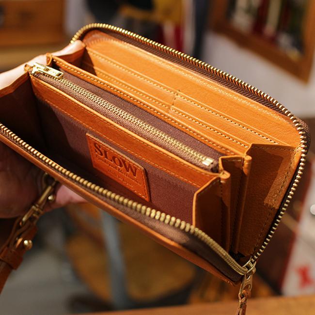 未使用級✨SLOW bono ボーノ　L字ファスナー　長財布 333S76i SLOW(ファッション) SLOW スロウ バナー bono Lzip long wallet