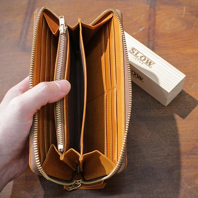 【未使用品】SLOWスロウbono ボーノラウンドファスナー長財布ストラップ付 未使用品】SLOWスロウbono ボーノラウンドファスナー長財布ストラップ