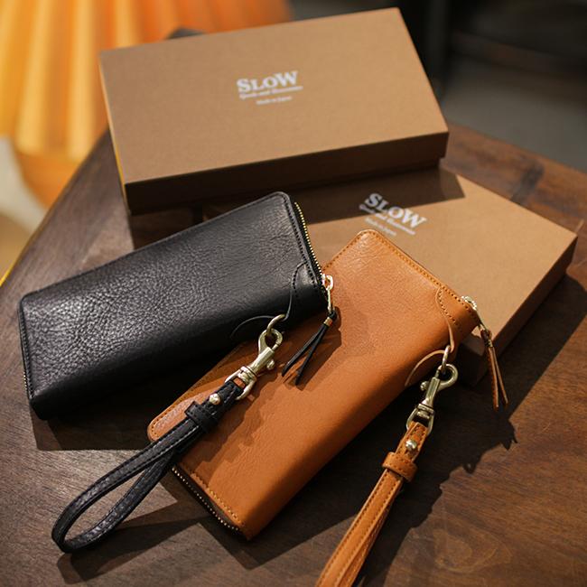SLOW（スロウ） 別注 財布 長財布 レザー 本革 日本製 大容量 メンズ