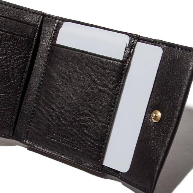 SLOW&CO 三つ折り財布 黒 333S131L SLOW(ファッション) 最大52% 8/15限定 SLOW スロウ 財布 三