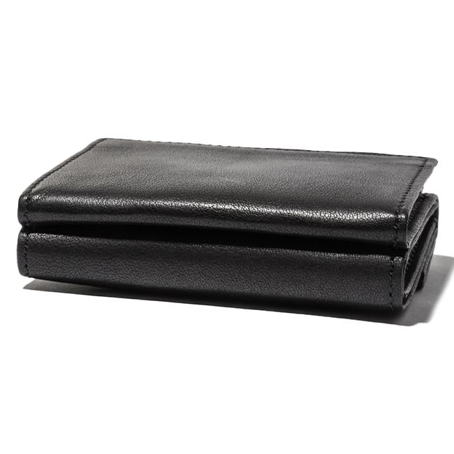未使用　SLOW スロウ 栃木レザー　三つ折り財布　黒　ブラック　ミニ財布 SLOW(ファッション) 最大51% 9/14限定 SLOW スロウ 財布 三