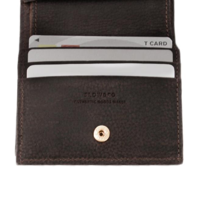 3時間限定最終値下げ！中古 SLOW&CO クーズーレザー 二つ折り財布 SLOW（スロウ） 最大51% 1/27限定 財布 がま口財布 二つ折り財布 ミニ