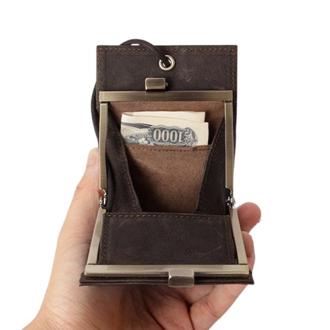 最大51% 3/30限定 SLOW スロウ 財布 がま口財布 二つ折り財布 本革 レザー ショルダーウォレット ネックウォレット メンズ レディース 333s136l 在庫限り | SLOW(ファッション) | 11