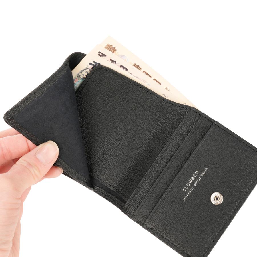 最大51% 9/5限定 SLOW スロウ 財布 二つ折り財布 ミニ財布 メンズ レディース ブランド レザー 本革 日本製 がま口 小さめ ミニ ゴート goat 333S145S | SLOW(ファッション) | 15