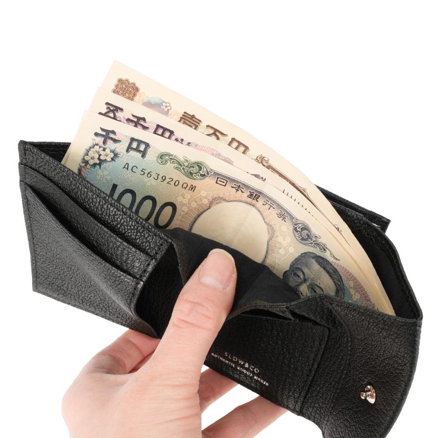 最大51% 9/15限定 SLOW スロウ 財布 二つ折り財布 ミニ財布 メンズ レディース ブランド レザー 本革 日本製 がま口 ゴート goat 333S146S | SLOW(ファッション) | 15