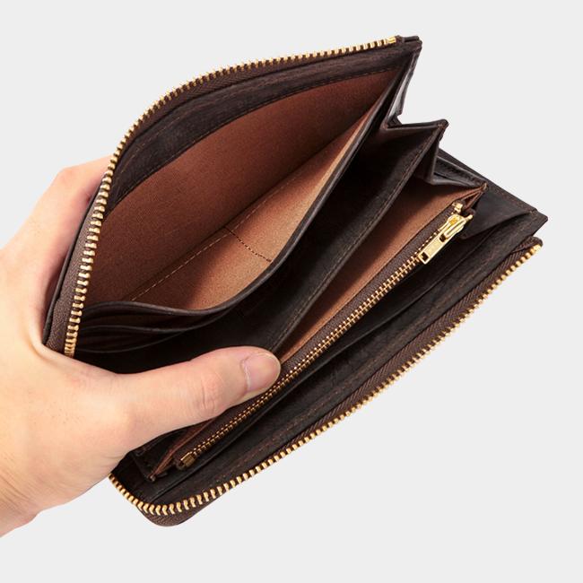 最大50% 9/6限定 SLOW スロウ 財布 長財布 レザー 本革 日本製 薄型 薄い財布 L字ファスナー スリム メンズ レディース ブランド クーズー kudu 333S81I | SLOW(ファッション) | 12