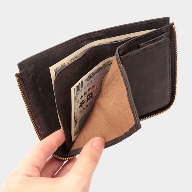 【新品・未使用】SLOW and HANDS（コラボ）　メンズ財布　本革 SLOW(ファッション) 最大55% 10/26まで SLOW スロウ 財布 二