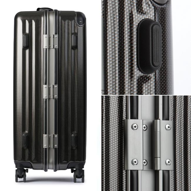 ワイズリー スーツケース Lサイズ 91L 軽量 大型 大容量 無料受託手荷物 フレームタイプ ストッパー スパーク wise:ly spark 338-2082 在庫限り | ブランド登録なし | 17