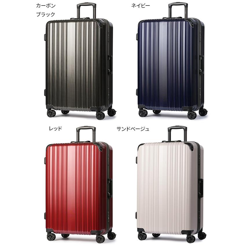 最大42% 9/5限定 ワイズリー スーツケース Lサイズ 91L 軽量 大型 大容量 無料受託手荷物 フレームタイプ ストッパー スパーク wise:ly 338-2082 在庫限り | ブランド登録なし | 05