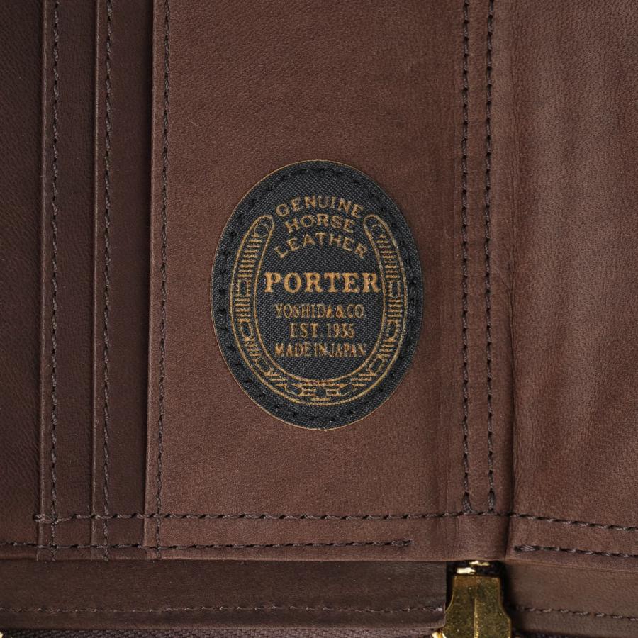 ポーター ワイズ ウォレット 341-01319 PORTER WISE 吉田カバン 財布 二つ折り財布 ミドルウォレット ラウンドファスナー メンズ レディース 本革 日本製 | WISE（PORTER） | 10