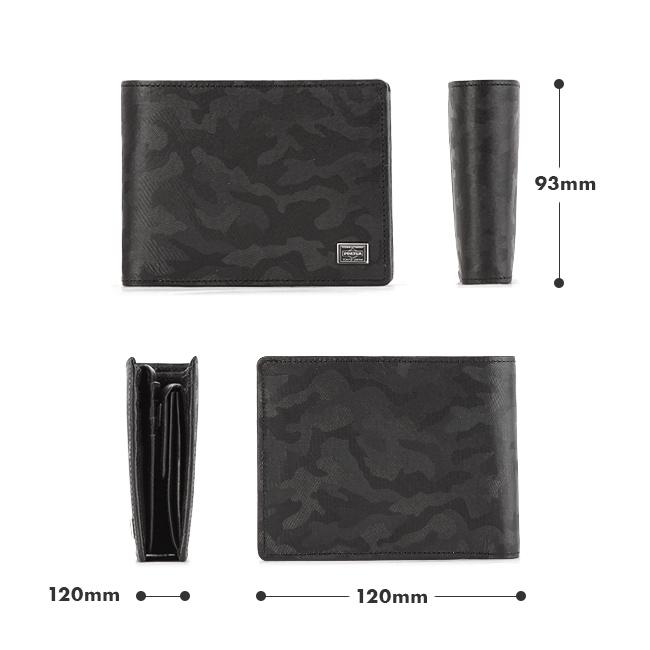 ポーター ワンダー ウォレット 342-03840 財布 二つ折り財布 軽量 本革 迷彩 カモフラ レザー メンズ レディース ブランド 吉田カバン PORTER WONDER | WONDER（PORTER） | 08