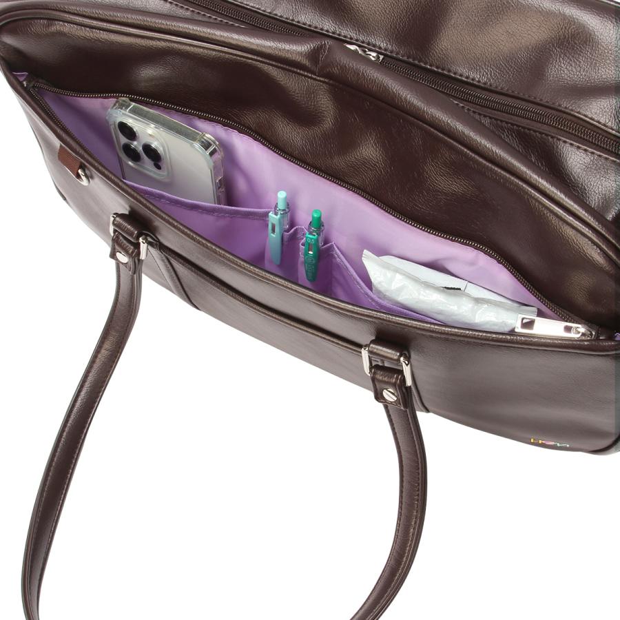 最大42% 12/26限定 HeM ヘム スクールバッグ スクバ 合皮 女子 女子高生 高校生 中学生 通学 学生鞄 黒 茶色 ブラック ブラウン カバン A4 39-0244 | HeM(バッグ) | 13