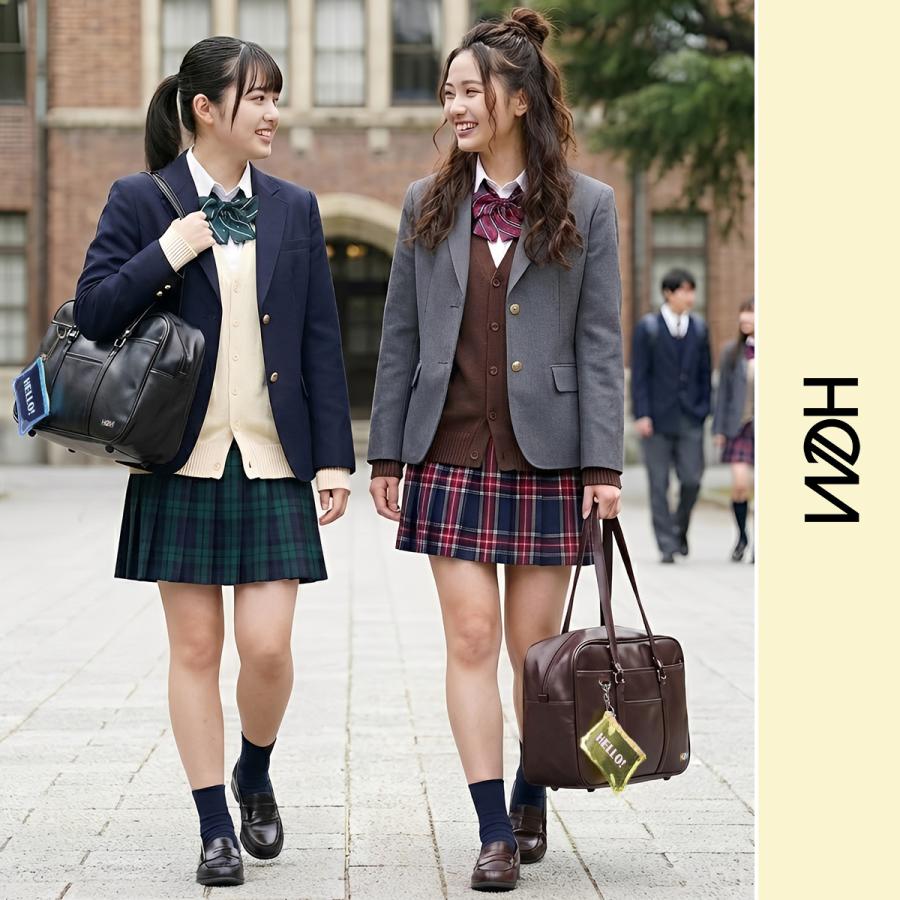 最大44% 8/2まで HeM ヘム スクールバッグ スクバ 合皮 女子 女子高生 高校生 中学生 通学 黒 茶色 ブラック ブラウン カバン かわいい A4 39-0244 | HeM(バッグ) | 19