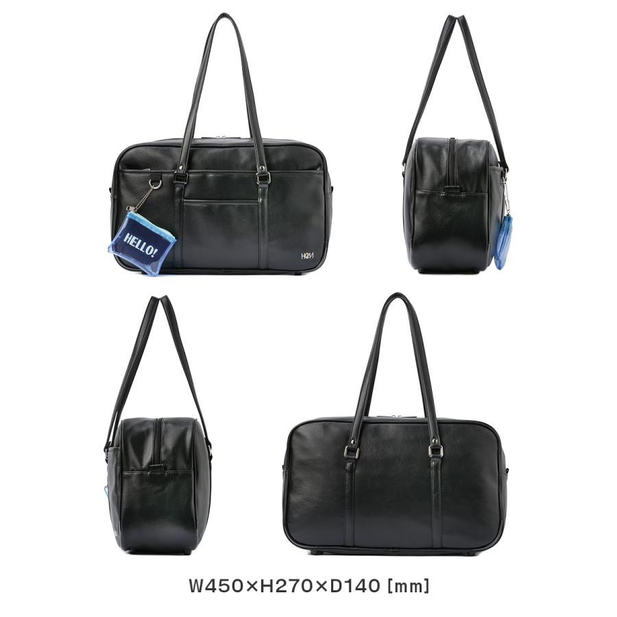 最大42% 4/23限定 HeM ヘム スクールバッグ スクバ 合皮 女子 女子高生 高校生 中学生 通学 黒 茶色 ブラック ブラウン カバン かわいい A4 39-0244 | HeM(バッグ) | 06