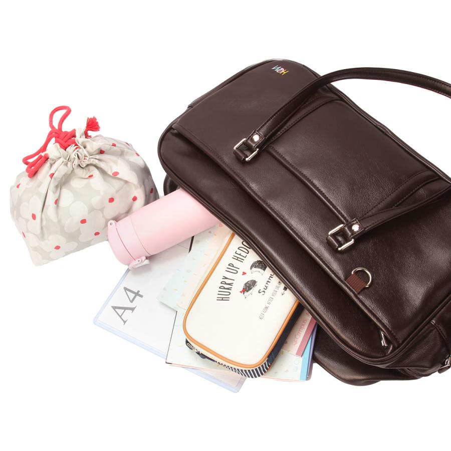 最大41% 3/5限定 HeM ヘム スクールバッグ スクバ 合皮 女子 女子高生 高校生 中学生 通学 黒 茶色 ブラック ブラウン カバン かわいい A4 39-0244 | HeM(バッグ) | 09