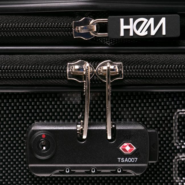 HeM ヘム ◇スーツケース Sサイズ 36Lモカ ◇小型 トップオープン HeM