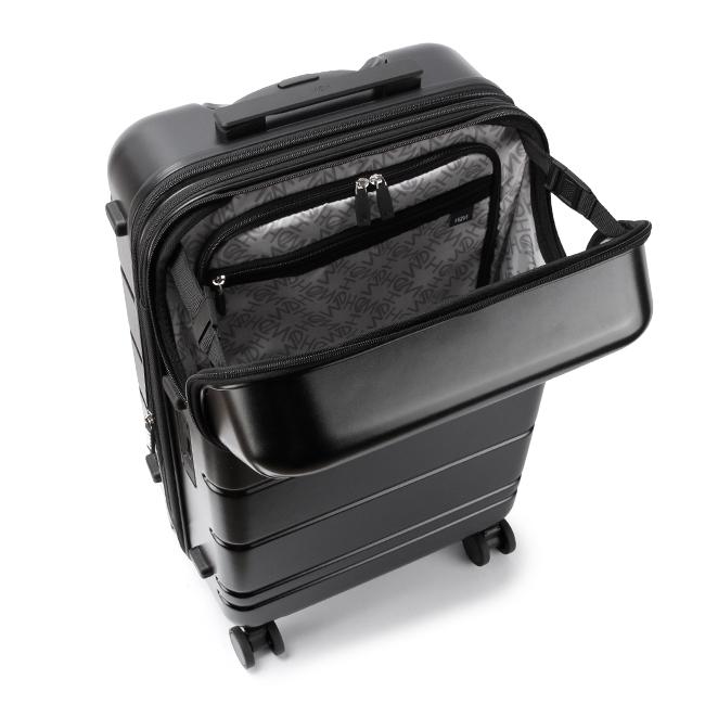 最大37% 7/8限定 HeM ヘム スーツケース Mサイズ 51L/63L 軽量 中型 拡張機能 トップオープン ストッパー レディース ブランド エリオス 39-51000 在庫限り | HeM(バッグ) | 09