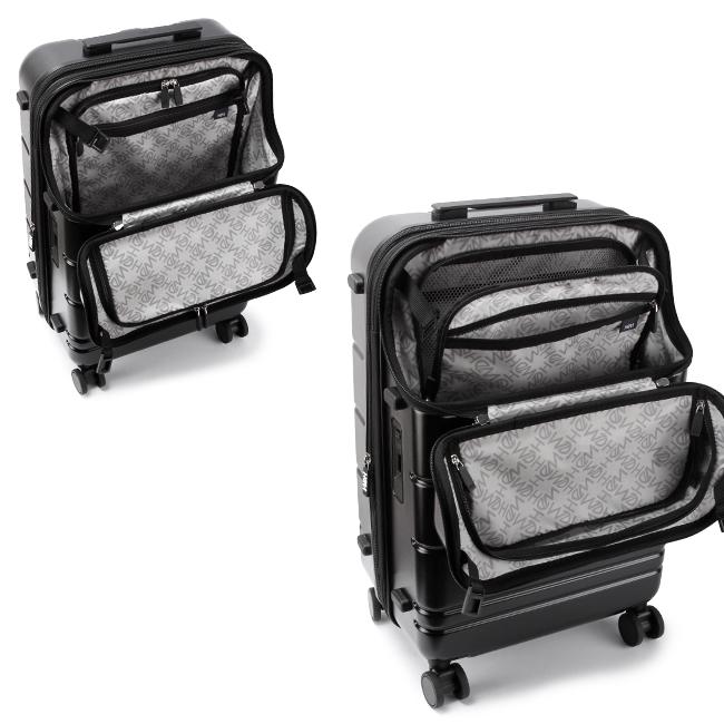 最大51% 12/26限定 HeM ヘム スーツケース Mサイズ 51L/63L 軽量 中型 拡張機能 旅行 出張 トップオープン ストッパー レディース ブランド エリオス 39-51000 | HeM(バッグ) | 10