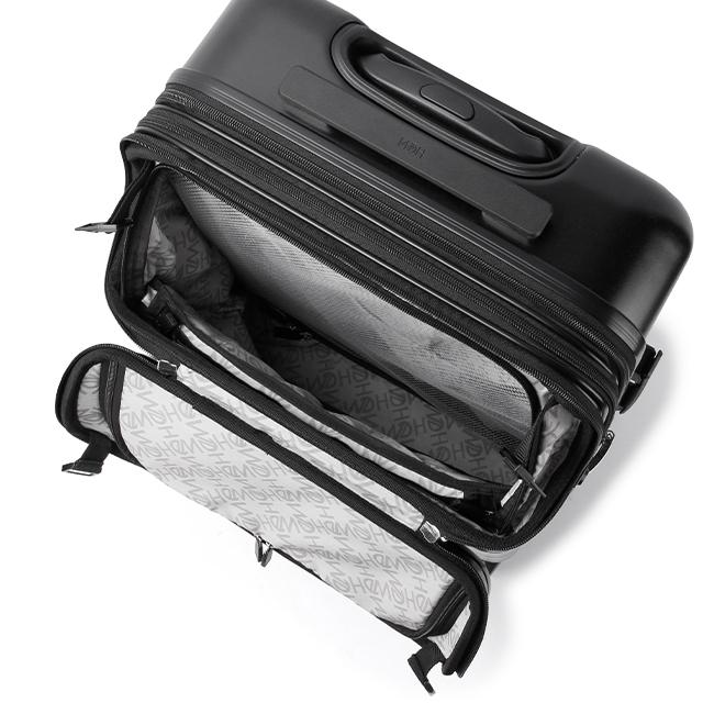 最大37% 7/8限定 HeM ヘム スーツケース Mサイズ 51L/63L 軽量 中型 拡張機能 トップオープン ストッパー レディース ブランド エリオス 39-51000 在庫限り | HeM(バッグ) | 12