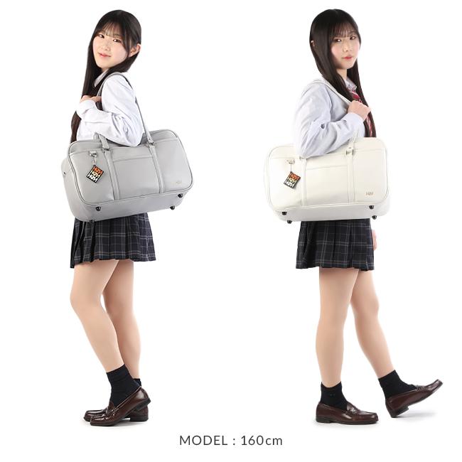 最大41% 12/25限定 HeM ヘム スクールバッグ スクバ 合皮 女子 女子高生 高校生 中学生 通学 学生鞄 黒 茶色 ブラック ブラウン サブバッグ カバン A4 39-7200 | HeM(バッグ) | 15