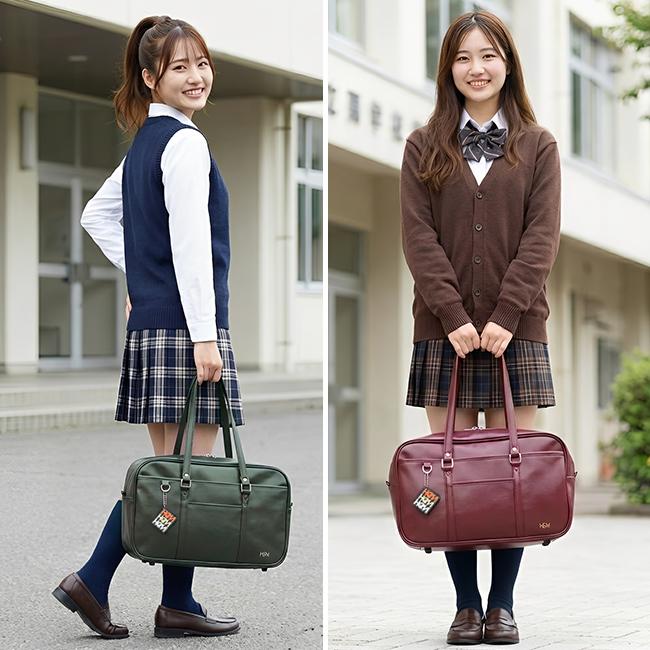 最大42% 2/8限定 HeM ヘム スクールバッグ スクバ 合皮 女子 女子高生 高校生 中学生 通学 黒 茶色 ブラック ブラウン バッグ カバン かわいい A4 39-7200 | HeM(バッグ) | 16