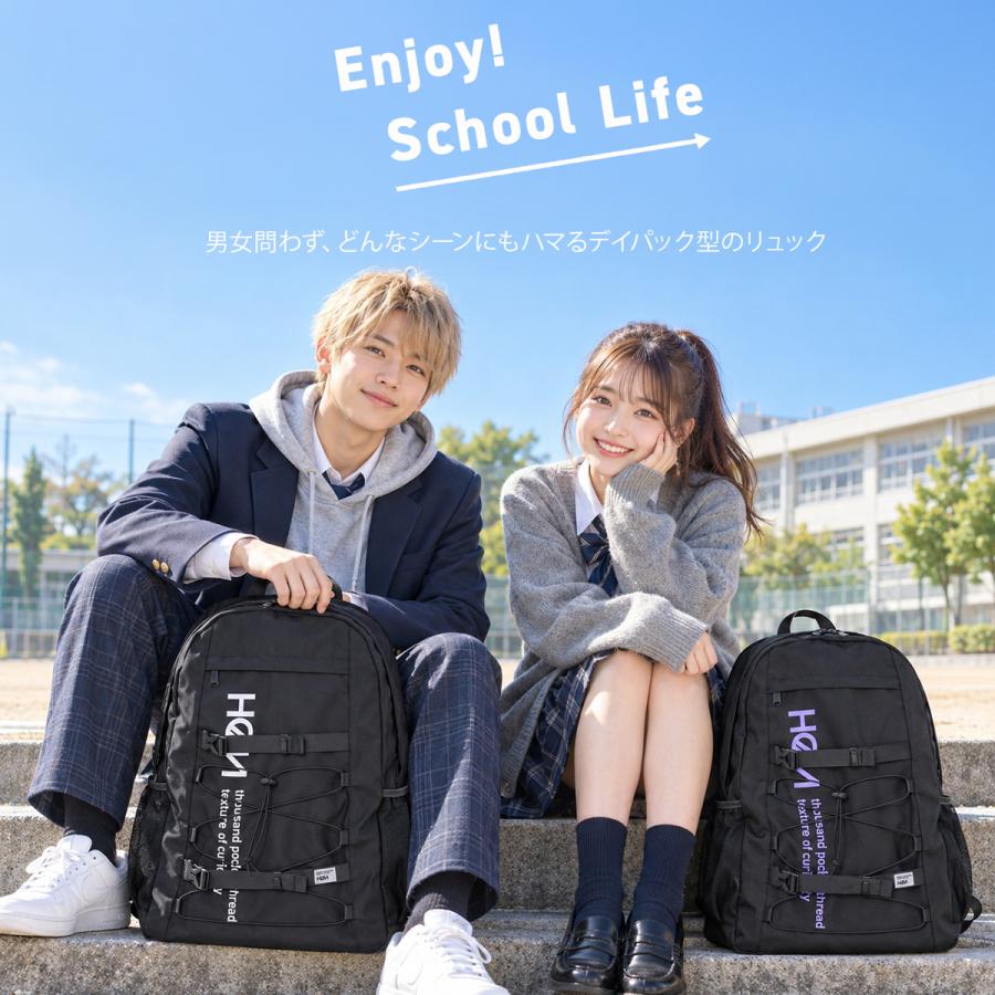 ヘム ハイク リュックサック バックパック リュック メンズ レディース ブランド A4 B4 40L 通学 大容量 軽量 撥水 HeM HIKE 39-72200 | HeM(バッグ) | 04
