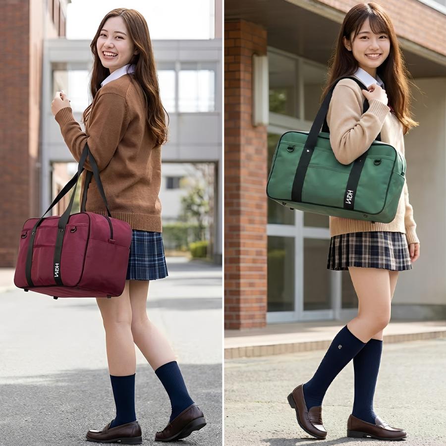 HeM ヘム スクールバッグ スクバ 女子 女子高生 高校生 中学生 通学 バッグ ボストンバッグ ゆずちゃん かわいい A4 YUZU 39-7232 | HeM(バッグ) | 15