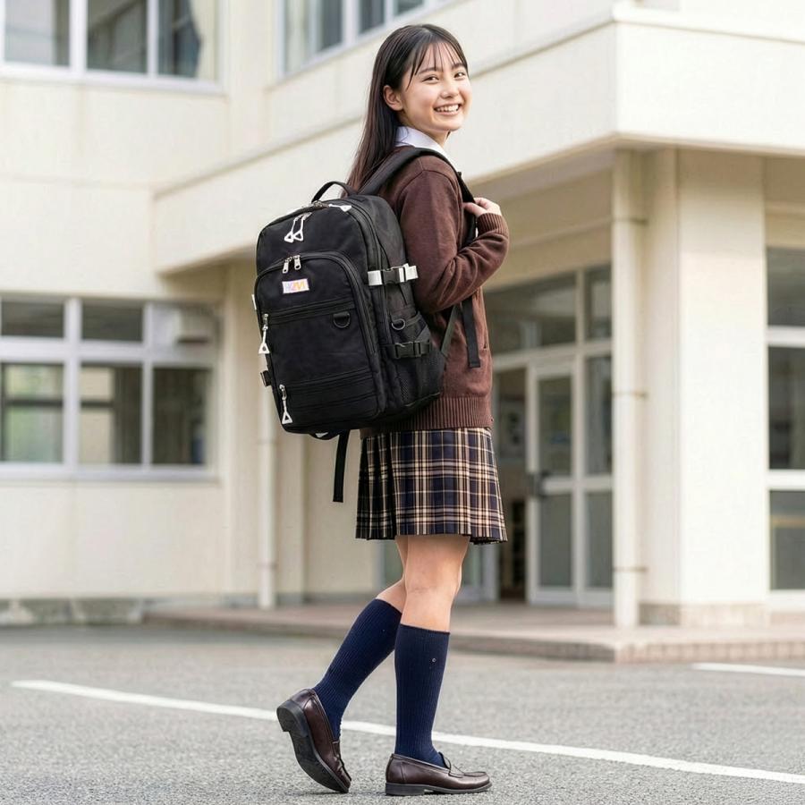 2026モデル HeM リュック ヘム 32L 通学 男子 女子 女子高生 高校生 大容量 通学リュック スクールリュック スクールバッグ モル 39-725 | HeM(バッグ) | 10
