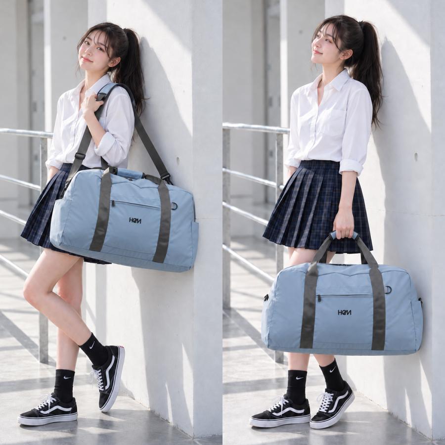 最大42% 9/15限定 HeM ヘム ボストンバッグ 53L 修学旅行 林間学校 小学校 中学生 高校生 女子 大容量 軽量 撥水 A3 2WAY ダッフルバッグ チャム CHUM 39-73000 | HeM(バッグ) | 11