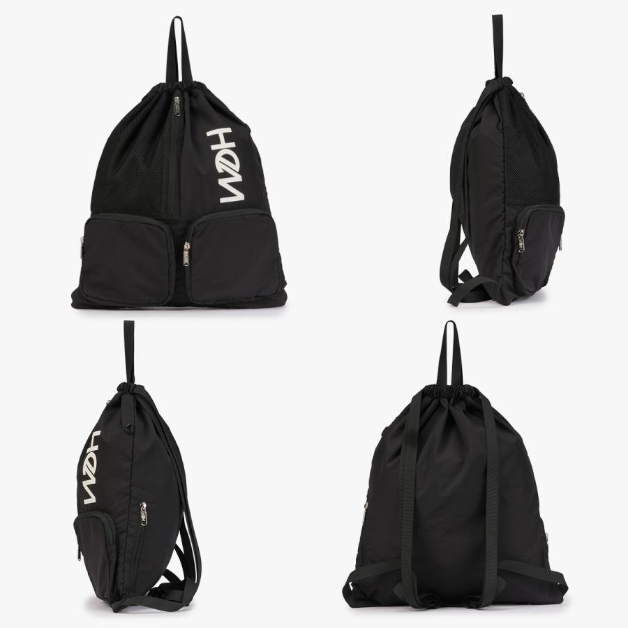最大41% 9/17限定 HeM ヘム HINAKOナップ ナップサック サブバッグ 軽量 通学 A4 女子 中学生 高校生 黒 HeMfam ひなこちゃん コラボ HINAKO 39-73100 | HeM(バッグ) | 09