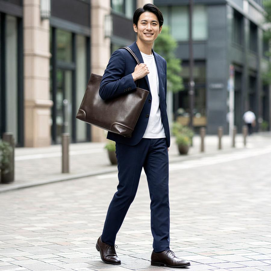 最大43% 3/3限定 限定商品 ファイブウッズ プラトウ トートバッグ ビジネストート 本革 通勤 肩掛け 日本製 ブランド メンズ FIVE WOODS PLATEAU 39174 | FIVE WOODS | 10