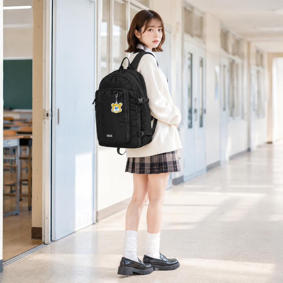 最大41% 8/5限定 UCLA リュック 33L 通学 男子 女子 女子高生 高校生 大容量 黒 通学リュック スクールリュック スクールバッグ ユーシーエルエー 440-130 | UCLA | 07