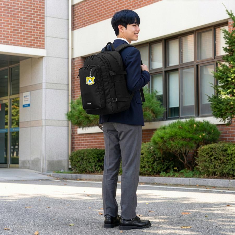 最大42% 6/7限定 UCLA リュック 33L 通学 男子 女子 女子高生 高校生 大容量 黒 通学リュック スクールリュック スクールバッグ ユーシーエルエー 440-130 | UCLA | 08