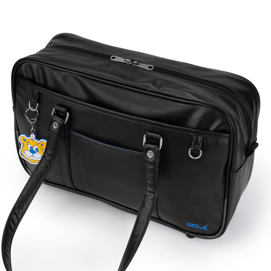 最大51% 2/3限定 2026モデル UCLA スクールバッグ スクバ 合皮 女子 女子高生 高校生 中学生 通学 黒 茶色 ブラック ブラウン カバン かわいい A4 440-210 | UCLA | 13