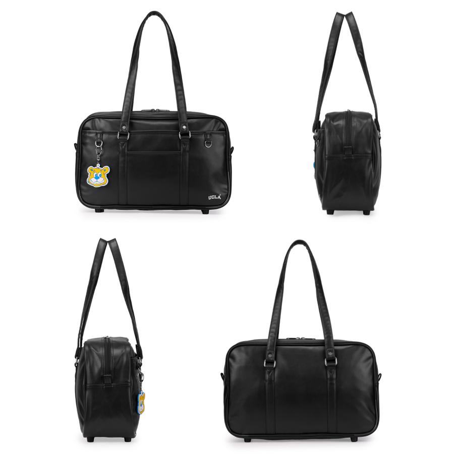最大51% 3/3限定 2026モデル UCLA スクールバッグ スクバ 合皮 女子 女子高生 高校生 中学生 通学 黒 茶色 ブラック ブラウン カバン かわいい A4 440-210 | UCLA | 06