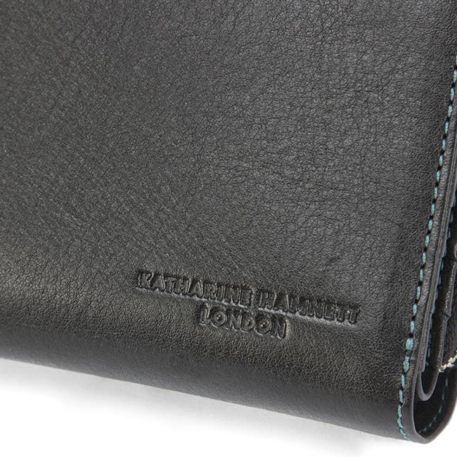キャサリンハムネット 二つ折り財布 メンズ レディース ブランド ラウンドファスナー レザー 本革 ミネラル KATHARINE HAMNETT 490-50702 | KATHARINE HAMNETT LONDON | 15