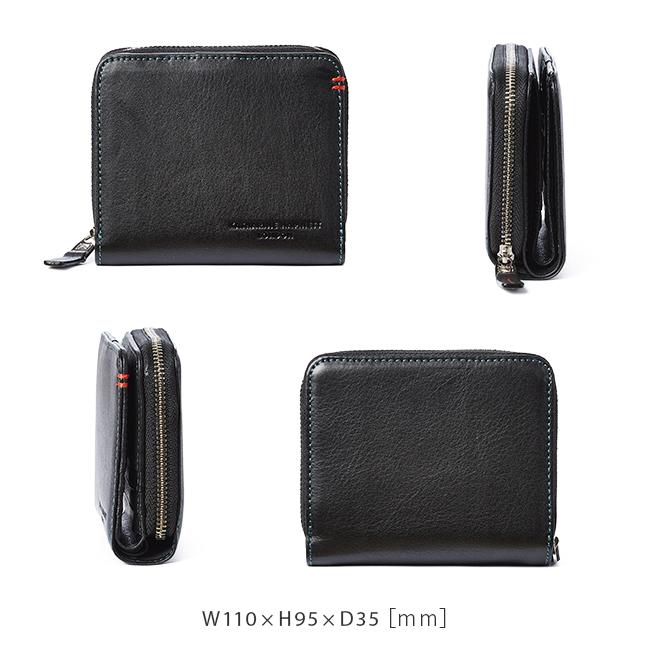 キャサリンハムネット 二つ折り財布 メンズ レディース ブランド ラウンドファスナー レザー 本革 ミネラル KATHARINE HAMNETT 490-50702 | KATHARINE HAMNETT LONDON | 07