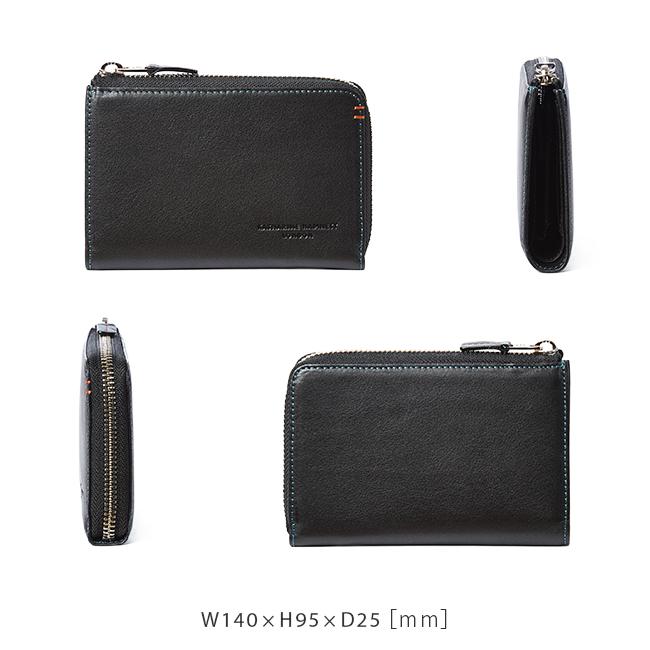 最大46% 1/30から キャサリンハムネット 二つ折り財布 ミドル財布 メンズ レディース L字ファスナー レザー 本革 ミネラル KATHARINE HAMNETT 490-50703 | KATHARINE HAMNETT LONDON | 07