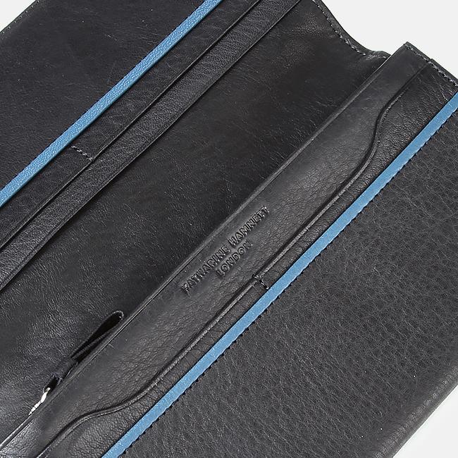 最大51% 12/28限定 キャサリンハムネット 財布 長財布 メンズ レディース ブランド 本革 薄型 薄い財布 スリム レザー KATHARINE HAMNETT 490-57006 | KATHARINE HAMNETT | 12