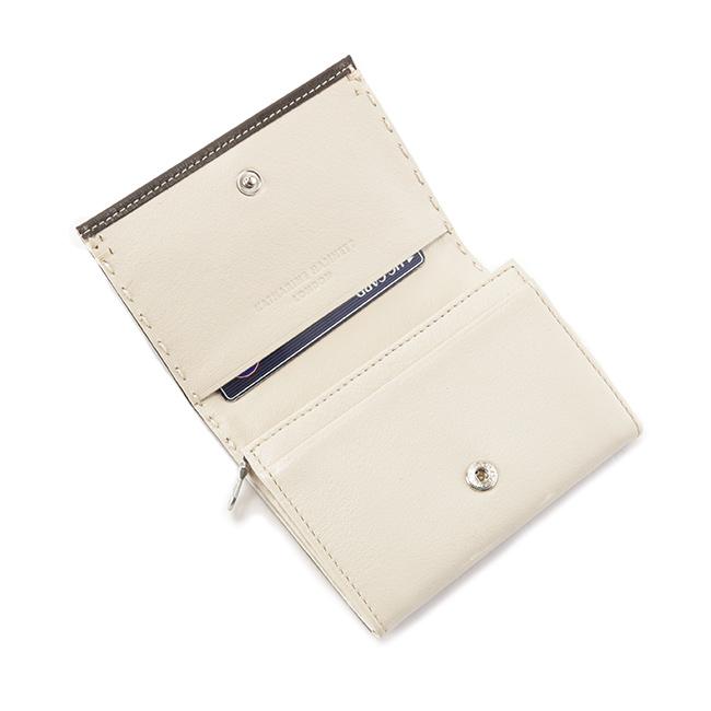最大51% 2/17まで キャサリンハムネット 財布 二つ折り財布 ミニ財布 ミニウォレット コンパクト メンズ レディース KATHARINE HAMNETT 490-58700 | KATHARINE HAMNETT | 08