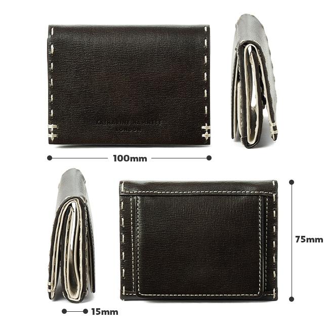 キャサリンハムネット 財布 三つ折り財布 ミニ財布 ミニウォレット メンズ レディース レザー 本革 KATHARINE HAMNETT 490-58702 | KATHARINE HAMNETT | 05