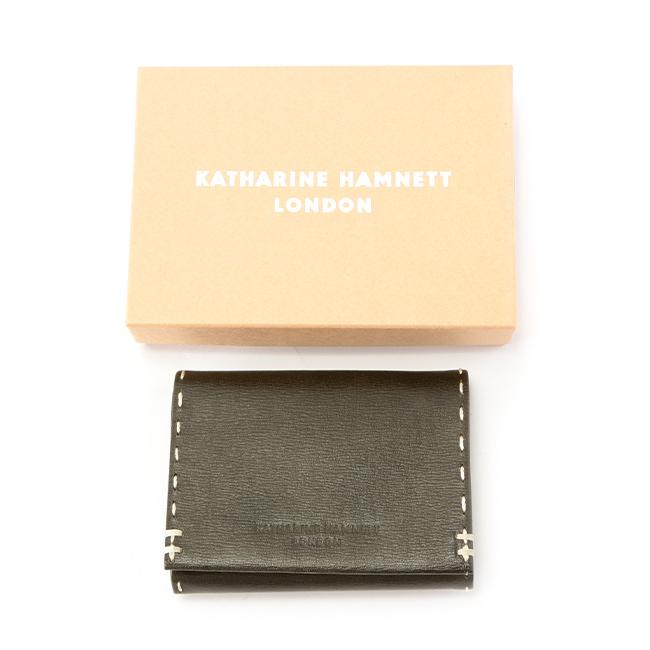 キャサリンハムネット 財布 三つ折り財布 ミニ財布 ミニウォレット メンズ レディース レザー 本革 KATHARINE HAMNETT 490-58702 | KATHARINE HAMNETT | 06