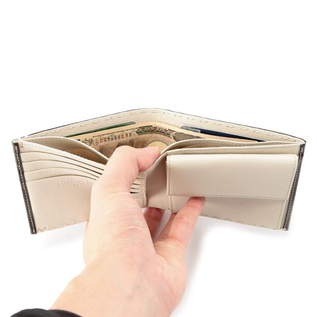 最大42% 2/17まで キャサリンハムネット 財布 二つ折り財布 メンズ レディース レザー 本革 KATHARINE HAMNETT 490-58704 | KATHARINE HAMNETT | 10