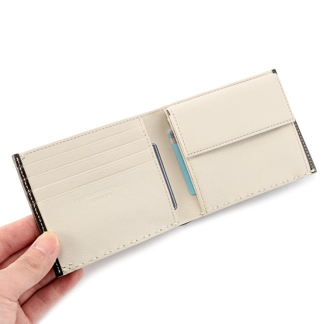 キャサリンハムネット 財布 二つ折り財布 メンズ レディース レザー 本革 KATHARINE HAMNETT 490-58704 | KATHARINE HAMNETT | 13