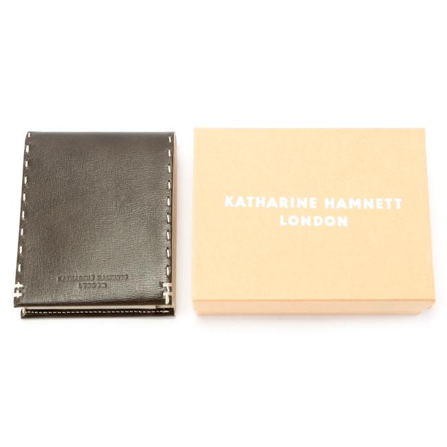 最大44% 7/12まで キャサリンハムネット 財布 二つ折り財布 メンズ レディース レザー 本革 KATHARINE HAMNETT 490-58704 | KATHARINE HAMNETT | 07