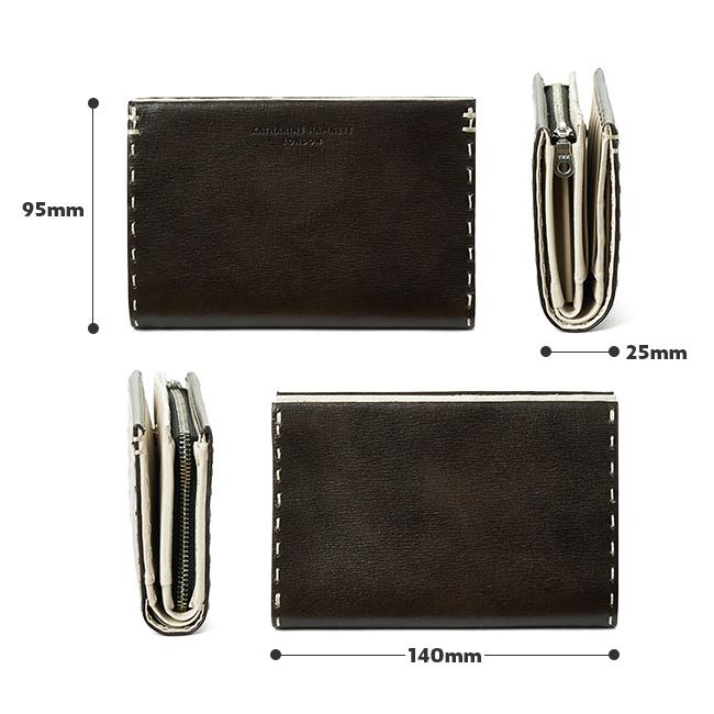 最大51% 2/17まで キャサリンハムネット 財布 二つ折り財布 メンズ レディース レザー 本革 ミドル KATHARINE HAMNETT 490-58705 | KATHARINE HAMNETT | 06