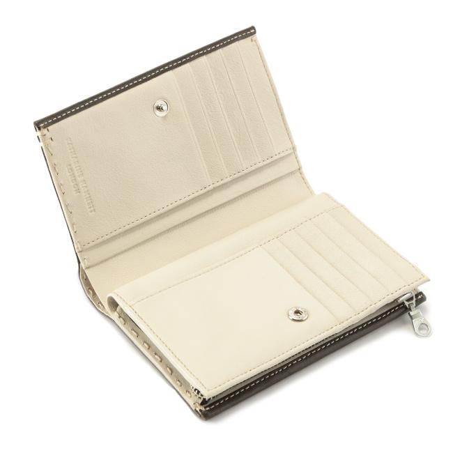 最大42% 1/13限定 キャサリンハムネット 財布 二つ折り財布 メンズ レディース レザー 本革 ミドル KATHARINE HAMNETT 490-58705 | KATHARINE HAMNETT | 10