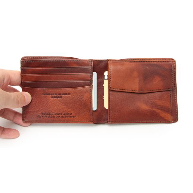最大41% 9/6限定 キャサリンハムネット 財布 二つ折り財布 メンズ レディース レザー 本革 KATHARINE HAMNETT 490-59200 | KATHARINE HAMNETT | 14