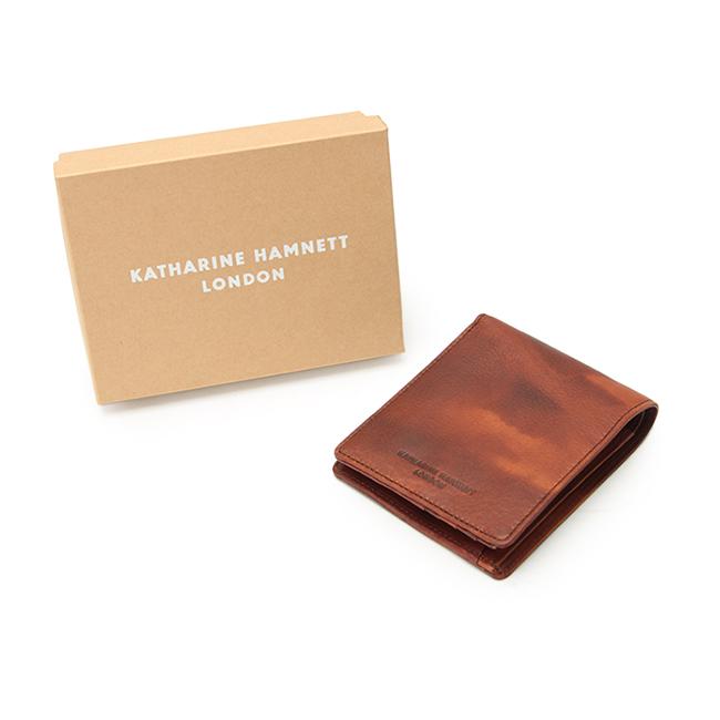 最大41% 9/6限定 キャサリンハムネット 財布 二つ折り財布 メンズ レディース レザー 本革 KATHARINE HAMNETT 490-59200 | KATHARINE HAMNETT | 16